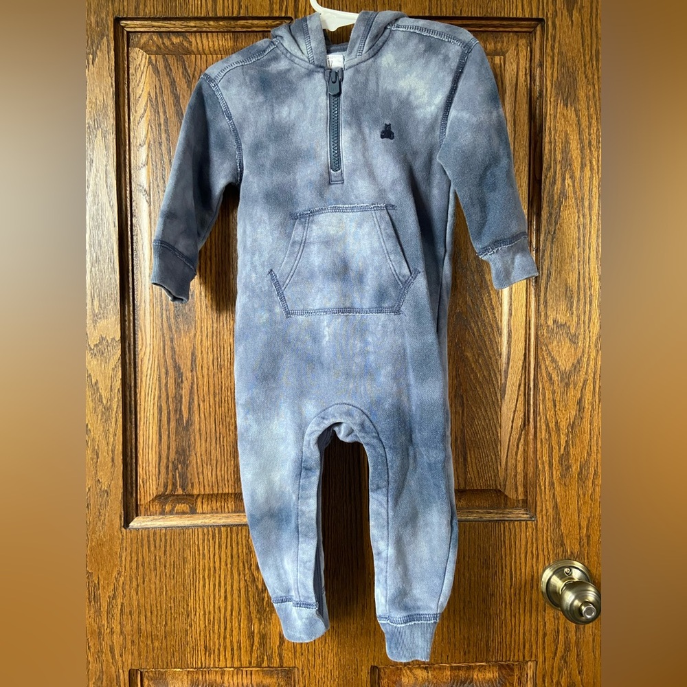 GAP Kids Navy Tie-Dye Jumpsuit romper